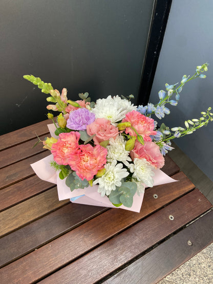 Florist choice box arrangement